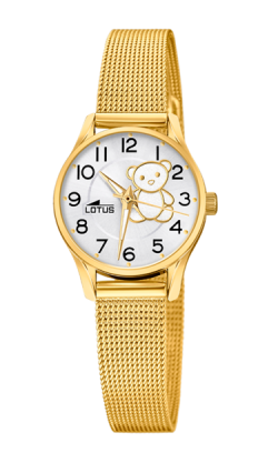 RELOJ LOTUS PLATEADO CORREA DE ACERO INOXIDABLE 316L INFANTIL 18572/D