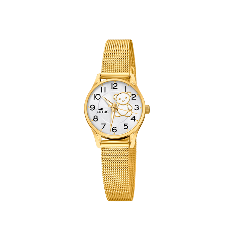 RELOJ LOTUS PLATEADO CORREA DE ACERO INOXIDABLE 316L INFANTIL 18572/D