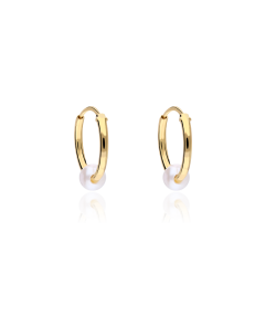 PENDIENTES ARO "BLEVIO" ORO 18K