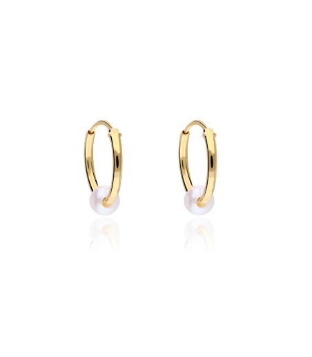 PENDIENTES ARO "BLEVIO" ORO 18K