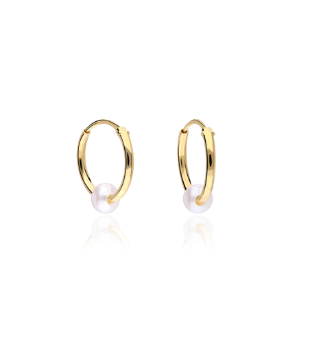 PENDIENTES ARO "BLEVIO" ORO 18K