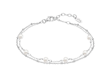 Pulsera Lotus silver plata con perlas mujer LP3477-2/1