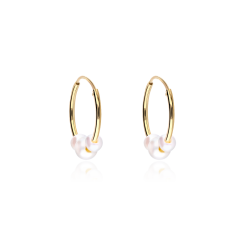 Pendientes "Virginia" Oro 18k. y Perlas Cultivadas