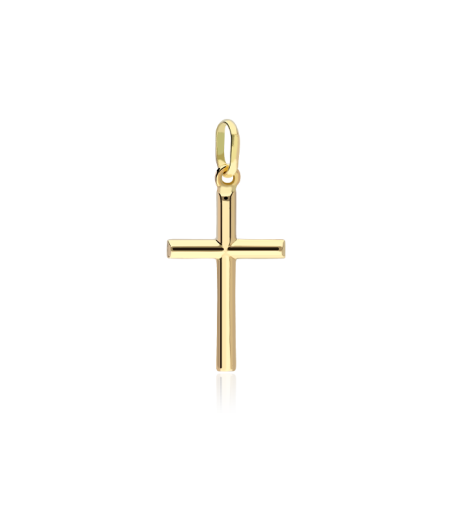 Colgante "Cruz Lisa" Oro 18k 