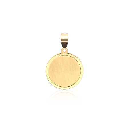 Medalla lisa Oro 18k "Arnis"