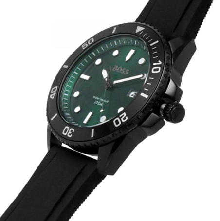 Reloj Hugo Boss Acero Hombre Negro y Verde Analógico 1513915