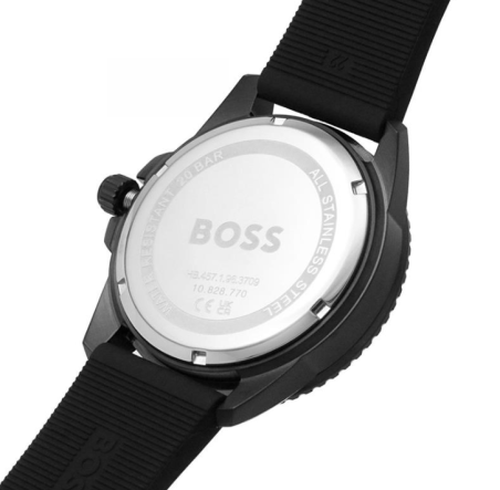 Reloj Hugo Boss Acero Hombre Negro y Verde Analógico 1513915