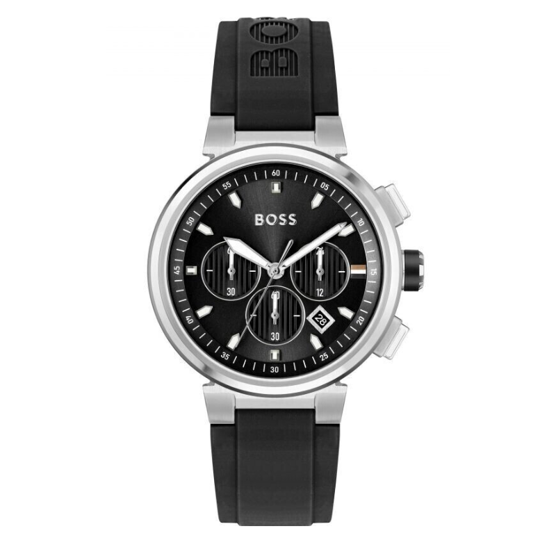 Reloj Hugo Boss hombre One-Men cronógrafo de silicona negro 1513997