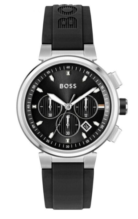 Reloj Hugo Boss hombre One-Men cronógrafo de silicona negro 1513997