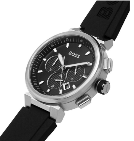 Reloj Hugo Boss hombre One Men cron grafo de silicona negro 1513997