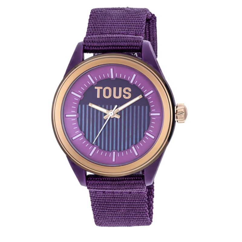 Reloj Tous analógico solar morado Vibrant Sun 200351066