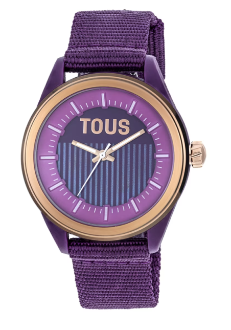 Reloj Tous analógico solar morado Vibrant Sun 200351066