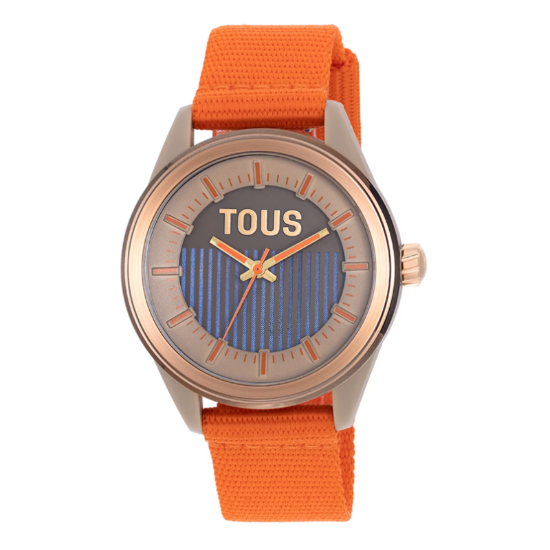 Reloj analógico solar naranja Vibrant Sun 200351067