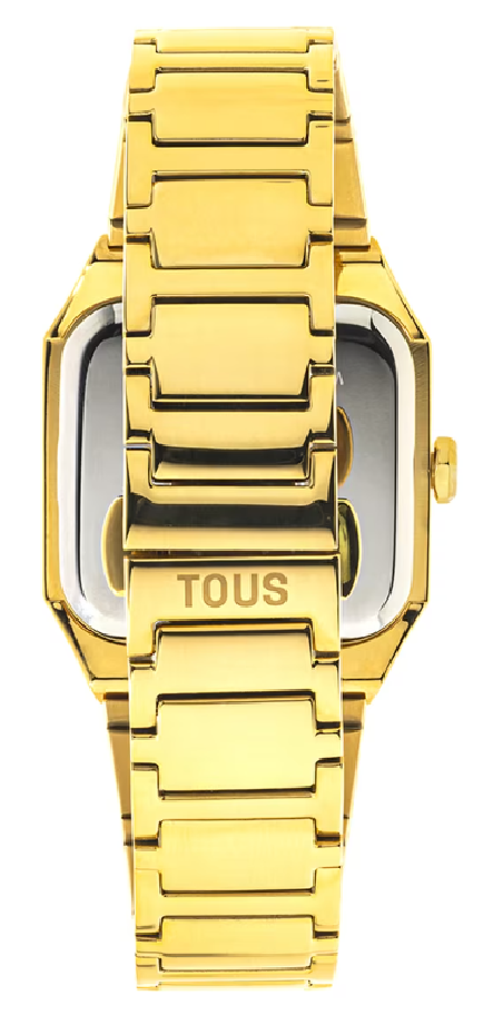 Reloj Tous analógico brazalete acero IPG dorado 200351051