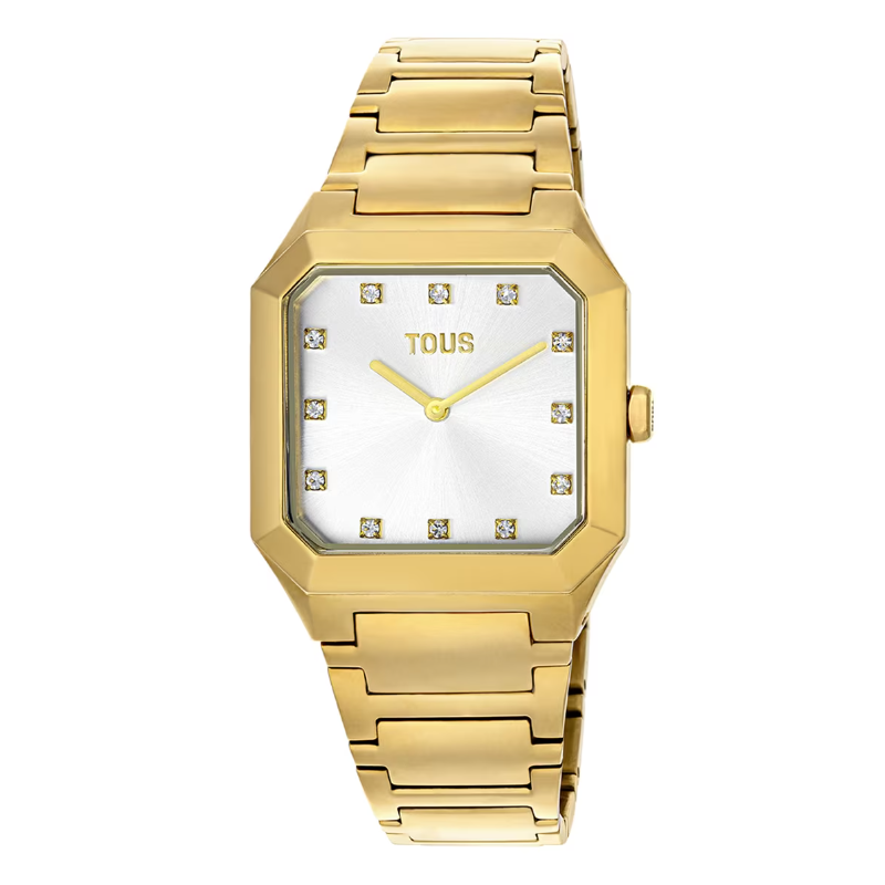 Reloj Tous analógico brazalete acero IPG dorado 200351051