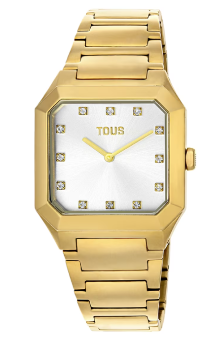 Reloj Tous analógico brazalete acero IPG dorado 200351051