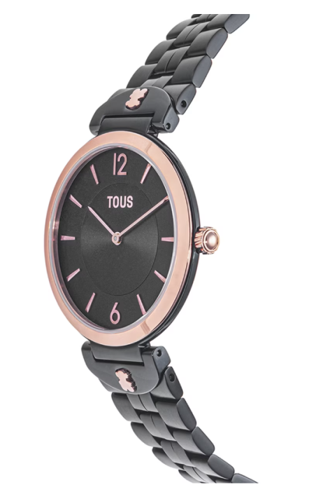 Reloj Tous analógico brazalete acero IP gris 200351073