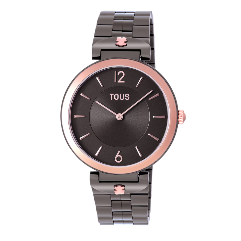 Reloj Tous analógico brazalete acero IP gris 200351073