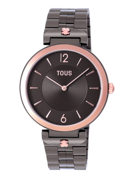 Reloj Tous analógico brazalete acero IP gris 200351073