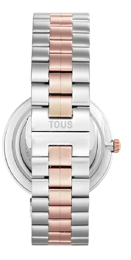 Reloj Tous analógico acero bicolor rosado IP 200351071