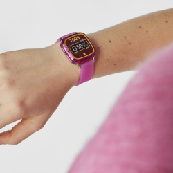 Reloj Tous digital policarbonato correa de silicona fucsia 200351062