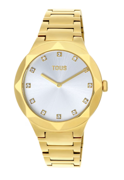 Reloj Tous analógico con brazalete de acero IPG dorado 200351053