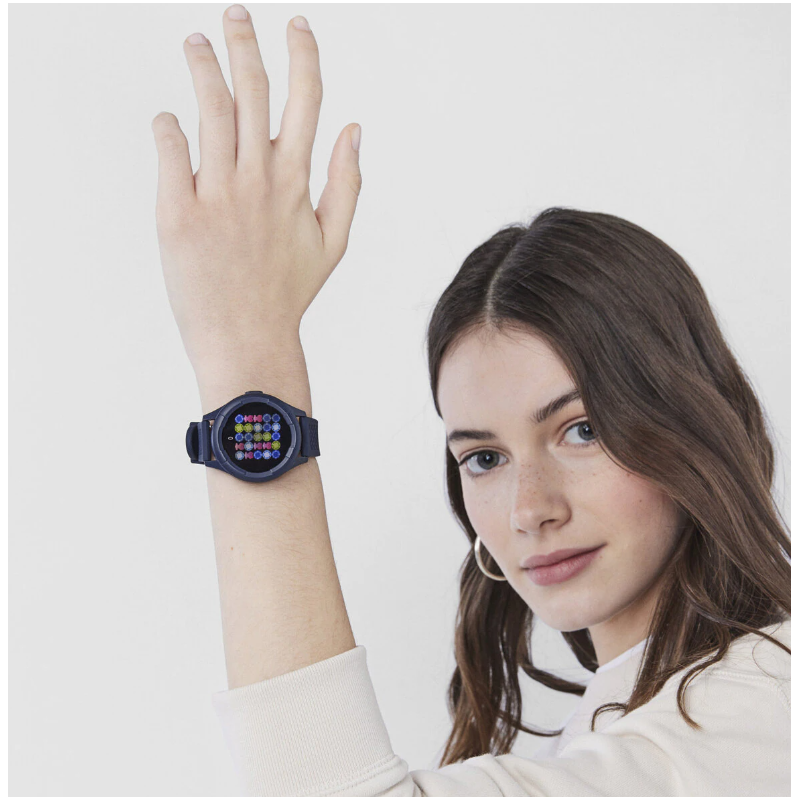 Cinturino In Silicone Suunto 24 ATH7 Per Computer Subacquei - Granito Blu (Taglia S+M)