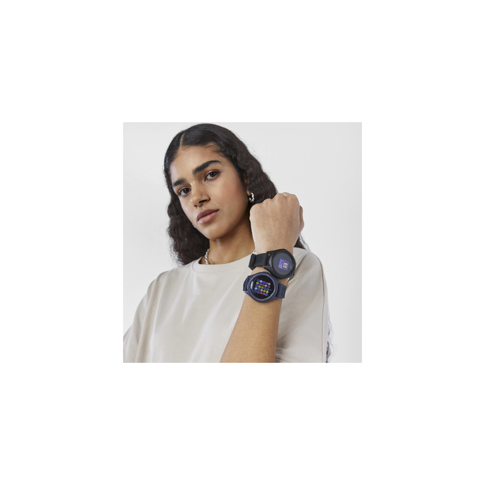 Reloj Tous smartwatch Smarteen Connect correa silicona negra 200350994