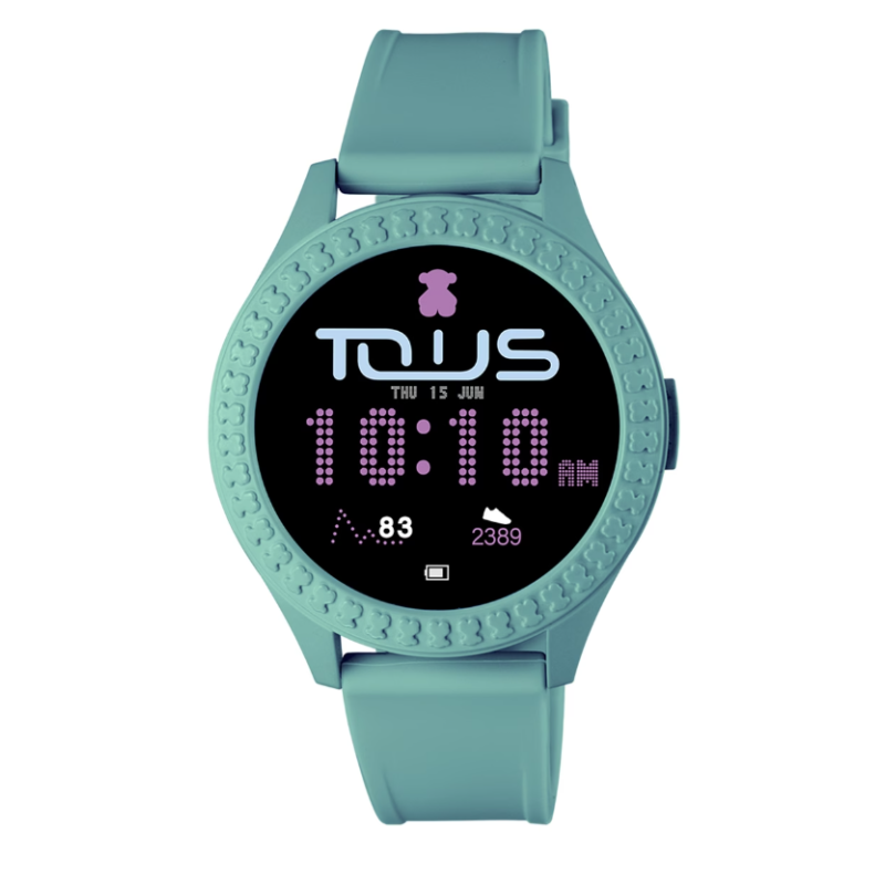 Reloj Tous smartwatch Smarteen Connect correa de silicona verde 200350993