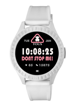 Reloj Tous smartwatch Smarteen Connect correa silicona blanca 200350990
