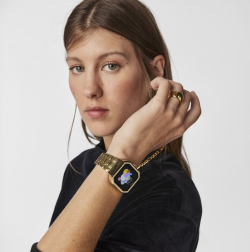 Reloj Tous smartwatch B-Connect de acero IP dorado 100350700