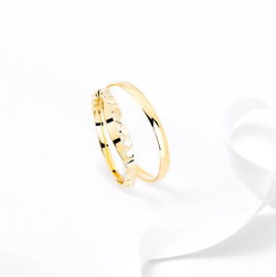 Alianza "Argyor" Corazones Oro 18k 2mm (5120561)