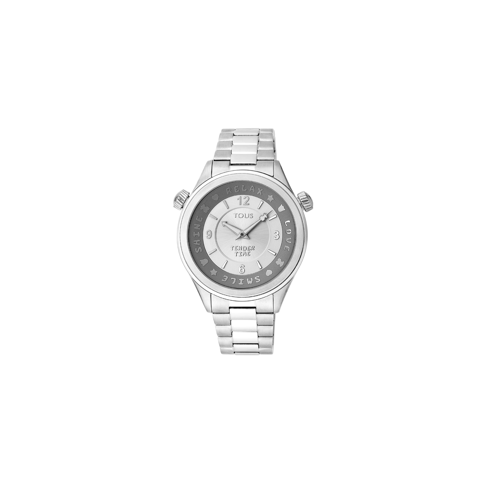 Reloj Tous analógico Tender Time acero bisel giratorio 100350455