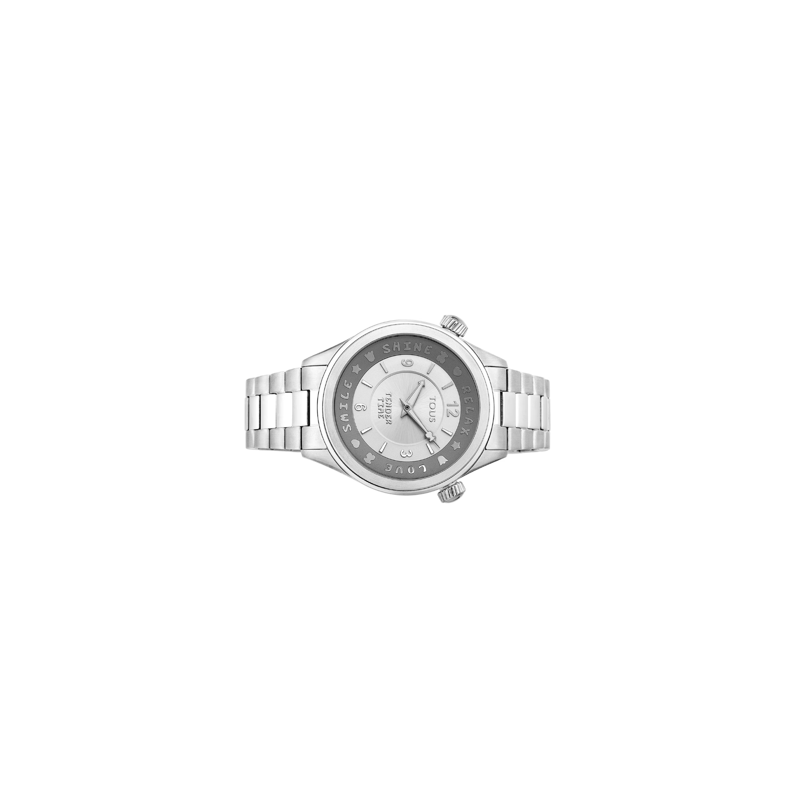 Reloj Tous analógico Tender Time acero bisel giratorio 100350455