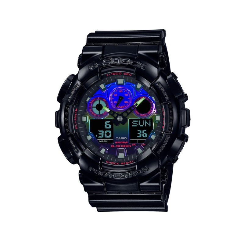 Reloj Casio G-shock virtual rainbow GA-100RGB-1AER