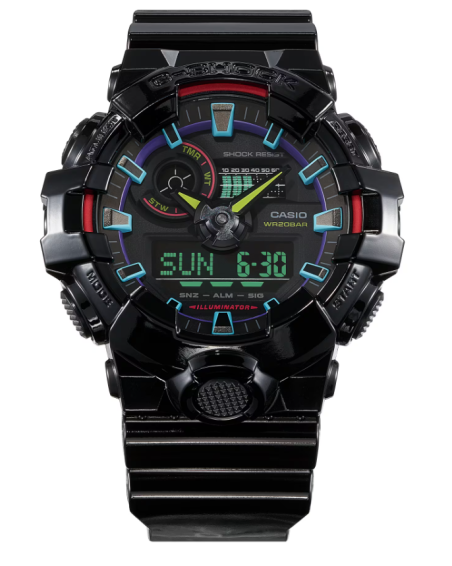 Reloj Casio G-shock virtual rainbow GA-700RGB-1AER