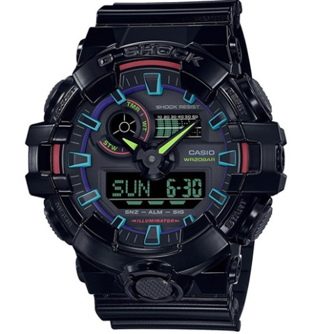 Reloj Casio G-shock virtual rainbow GA-700RGB-1AER