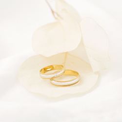 Alianza "Argyor" Bicolor Oro 18k 4mm (5240548)