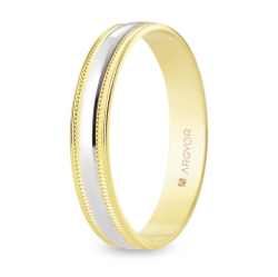 Alianza "Argyor" Labrada Oro 18k 4mm (5240101)