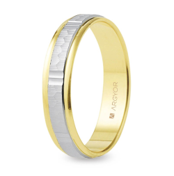 Alianza "Argyor" Labrado Oro 18k 4mm (5240311)
