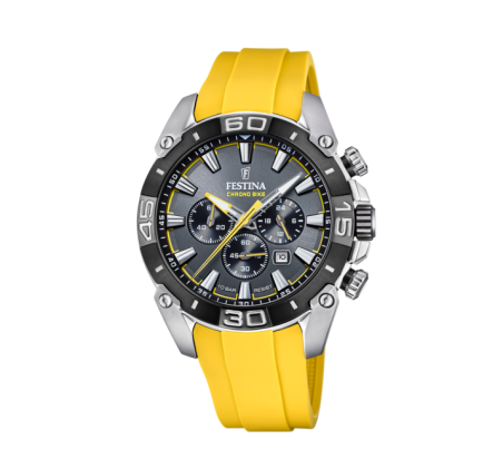 Reloj Festina amarillo correa caucho hombre F20544/7