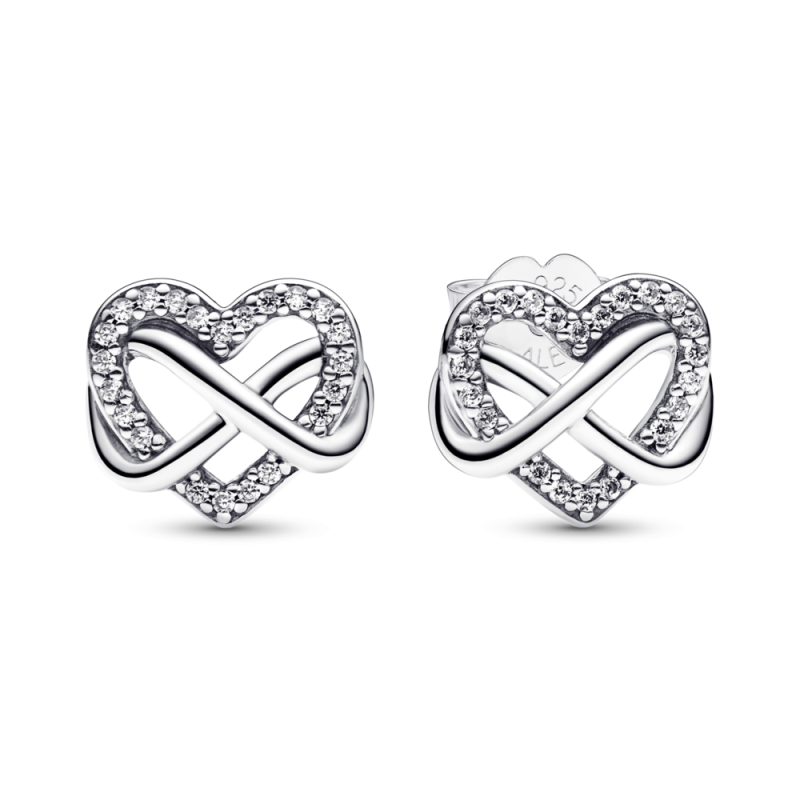 Pendientes Pandora Corazón Infinito Brillante 292667C01 Pendientes Pandora Corazón Infinito Brillante 292667C01