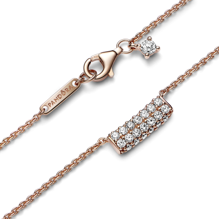 Collar Pandora Rose Doble Pavé 382621C01-45