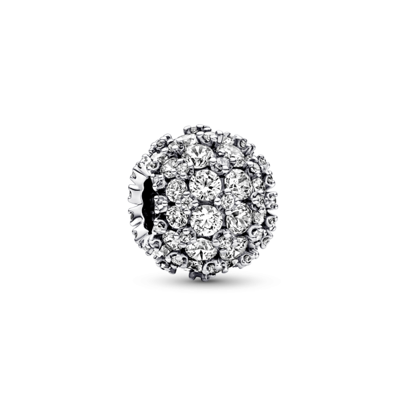 Charm Pandora plata de ley Redondo Brillante en Pavé 792630C01
