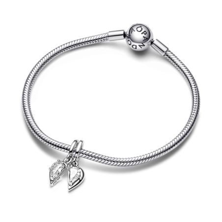 Charm Pandora Colgante Divisible plata de ley Madre e Hija 792643C01