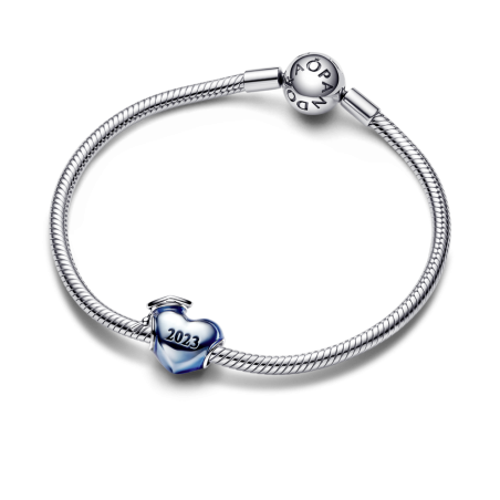 Charm Pandora Corazón Azul Graduación 2023 792590C01