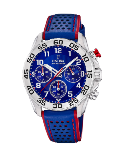 Reloj Festina junior collection azul correa piel infantil F20458/2