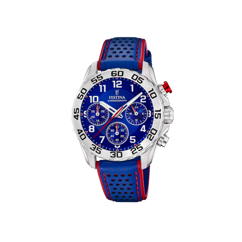 Reloj Festina junior collection azul correa piel infantil F20458/2