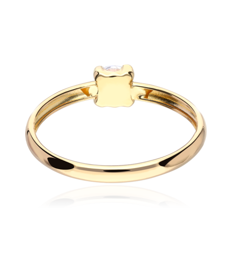 ANILLO "FOUR" CIRCONITA ORO 18K