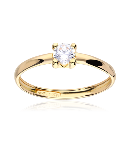 ANILLO "FOUR" CIRCONITA ORO 18K